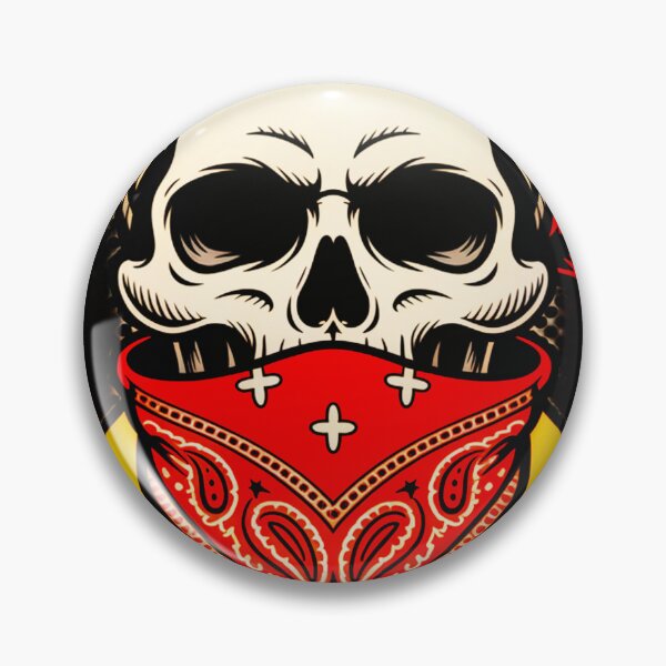 Item preview, Bandana Face Skeleton Skull designed and sold by SteezeeStore.
