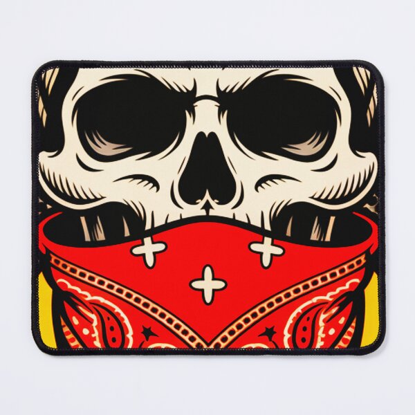 Item preview, Bandana Face Skeleton Skull designed and sold by SteezeeStore.
