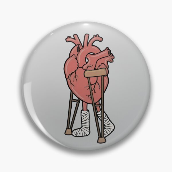 Item preview, Bandaged Heart Character - Cute Healing Line Art designed and sold by LiFFYSTYLE.