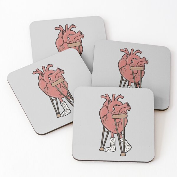 Item preview, Bandaged Heart Character - Cute Healing Line Art designed and sold by LiFFYSTYLE.