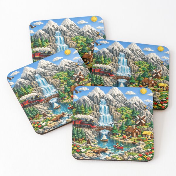 Item preview, Fantastic Landscape of Constructed Mountains designed and sold by JuViRo.