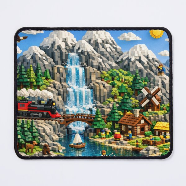 Item preview, Fantastic Landscape of Constructed Mountains designed and sold by JuViRo.