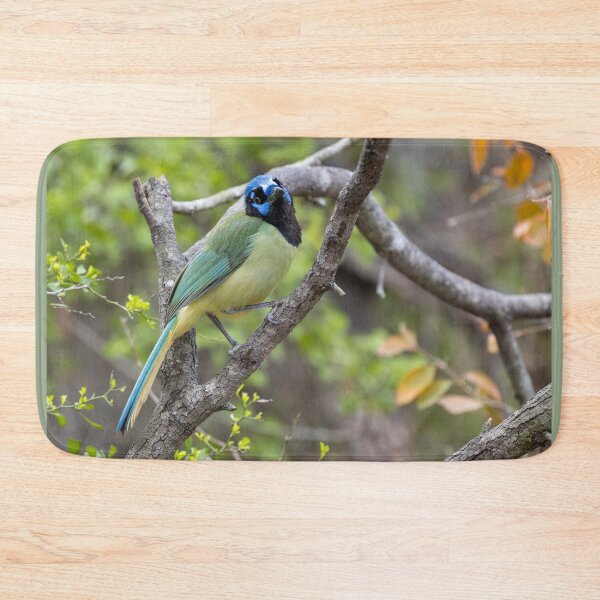 Item preview, Tropical Green Jay Bird Close-Up on Branch designed and sold by Debra Martz.