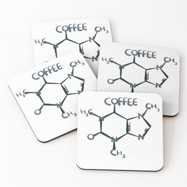 Item preview, Caffeine Molecule Hand-Drawn Sketch designed and sold by IO Soul Spaces.
