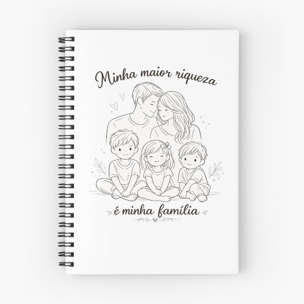 Item preview, Minha maior riqueza é minha família | My greatest wealth is my family designed and sold by MotivArtes.