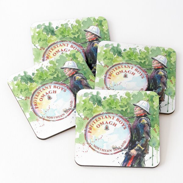 Item preview, Watercolour illustration of a Parade Band Drummer, Northern Ireland. designed and sold by davidelder.