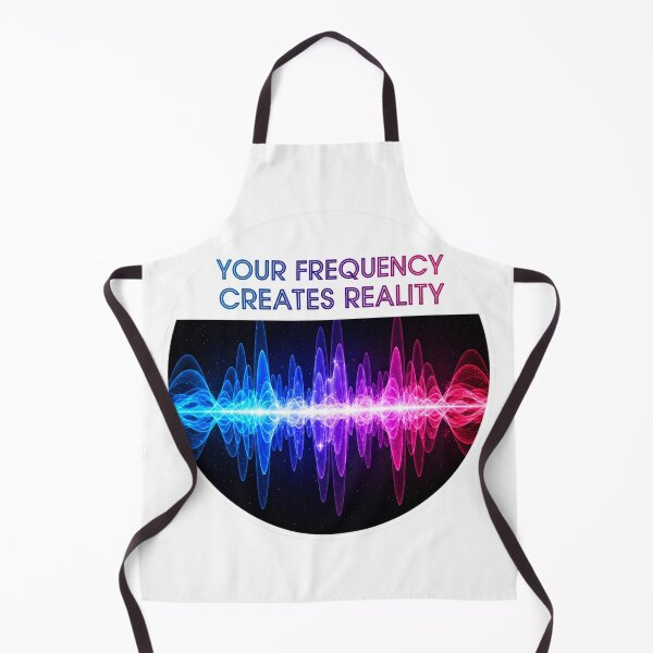 Item preview, Your Frequency Creates Reality – Sound Wave Cosmic Motivation Design designed and sold by Altair_.