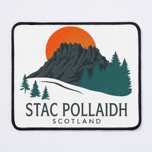 Item preview, Stac Pollaidh Scotland Mountain Graphic - Assynt Highland Hiking designed and sold by Loom on the Loch.