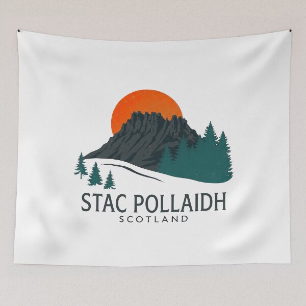 Item preview, Stac Pollaidh Scotland Mountain Graphic - Assynt Highland Hiking designed and sold by Loom on the Loch.