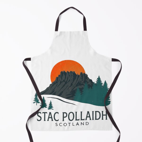 Artikelvorschau, Stac Pollaidh Schottland Berggrafik – Assynt Highland Wandern entworfen und verkauft von Loom on the Loch.