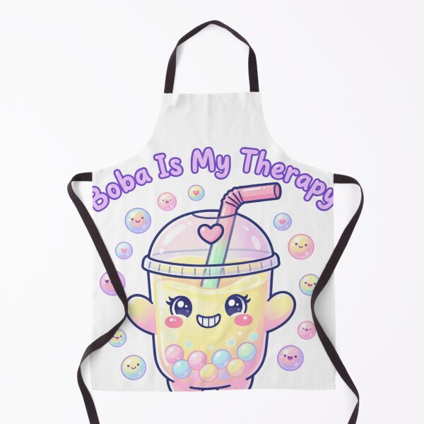 Item preview, Cute Smiling Boba Tea Kawaii Aesthetic Sticker designed and sold by Modefissi.