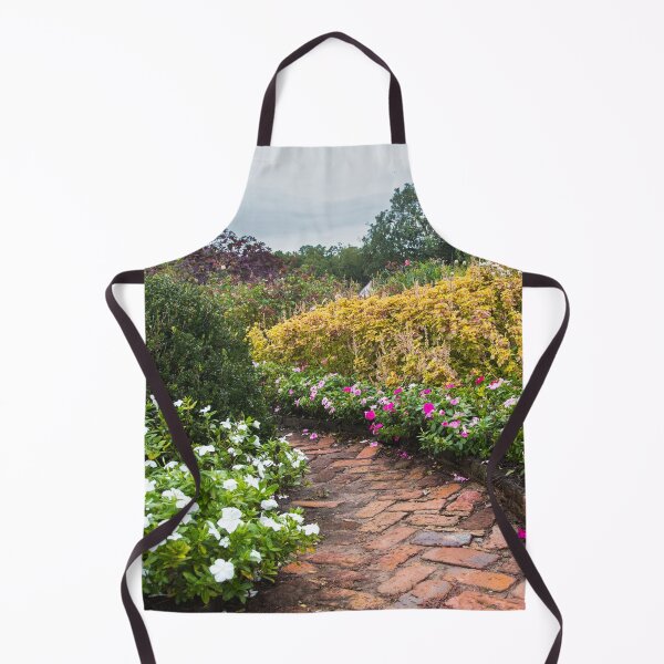 Item preview, Brick Path Cottage Garden Photography Print designed and sold by AshleyMobleyArt.