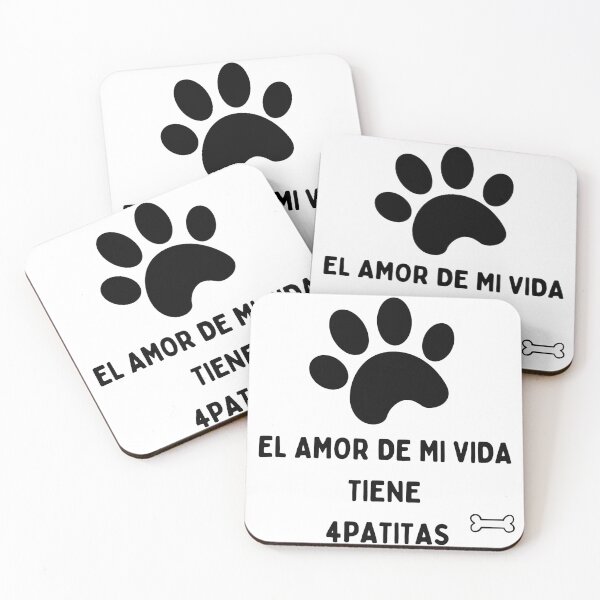 Item preview, Frase de perros “El amor de mi vida tiene 4 patitas” | Cute paw design | Dog lover gift designed and sold by A touch of creativity.