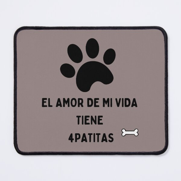 Item preview, Frase de perros “El amor de mi vida tiene 4 patitas” | Cute paw design | Dog lover gift designed and sold by A touch of creativity.