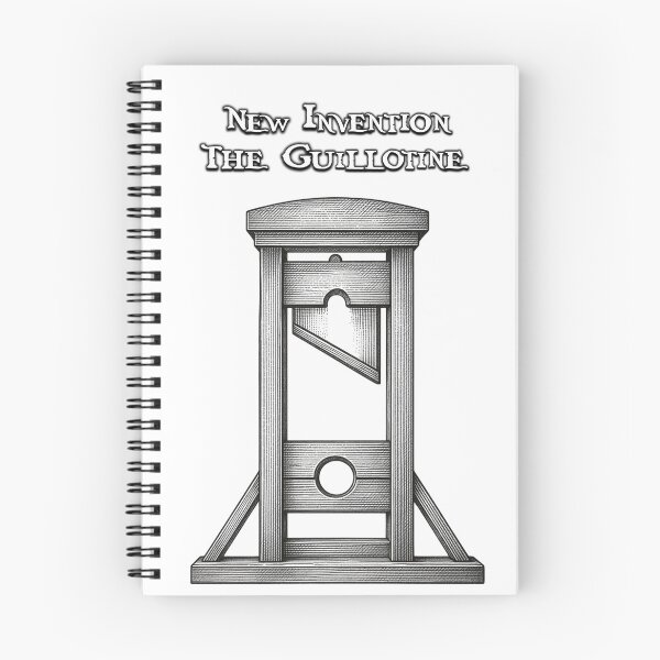 Item preview, “New Invention: The Guillotine” – Dark Historical Silhouette Design designed and sold by inallusha.
