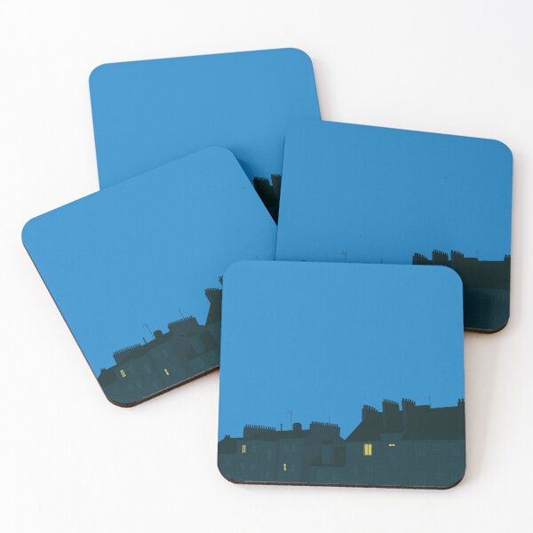 Item preview, City rooftops at Night, France designed and sold by Yidja.