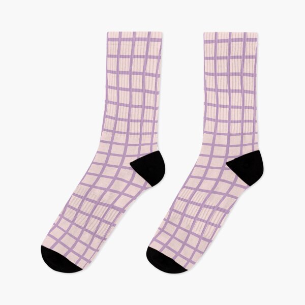 Item preview, Misty rose & lilac grid designed and sold by Mint + Midnight.