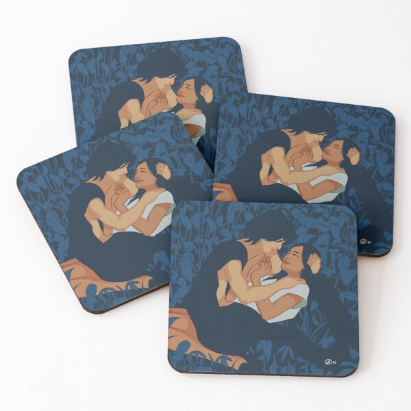 Item preview, Two Lovers Lying in a Blue Garden designed and sold by Yidja.