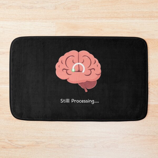 Item preview, Still Processing Brain Minimalist Wellness Art designed and sold by artlife4.