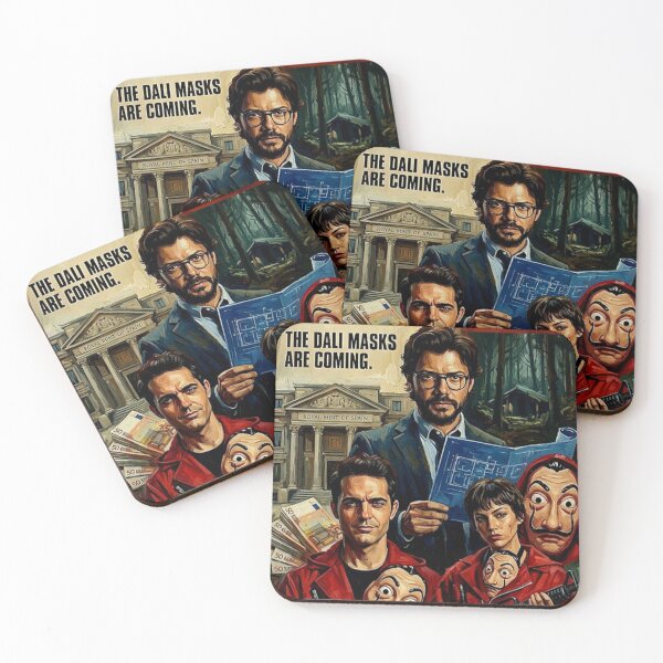 Item preview, Money Heist: The Dali Masks Are Coming designed and sold by Art's Diner.