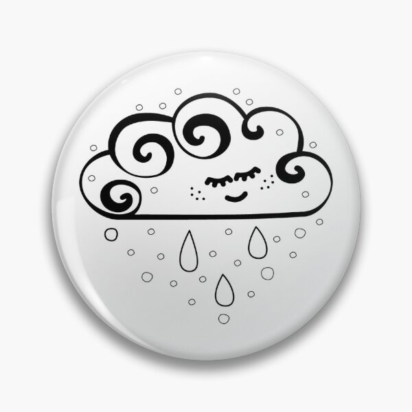 Item preview, Hand-drawn doodle cloud illustration designed and sold by KosaUA.