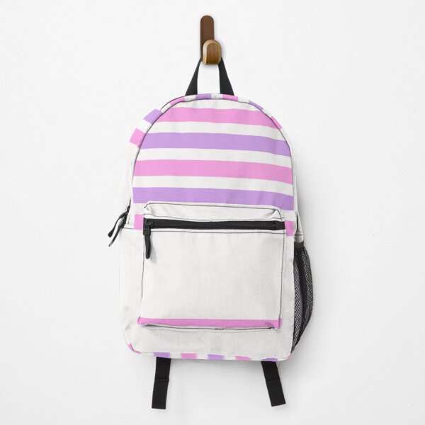 Item preview, Snow white, lavender rose & bright ube horizontal lines designed and sold by Mint + Midnight.