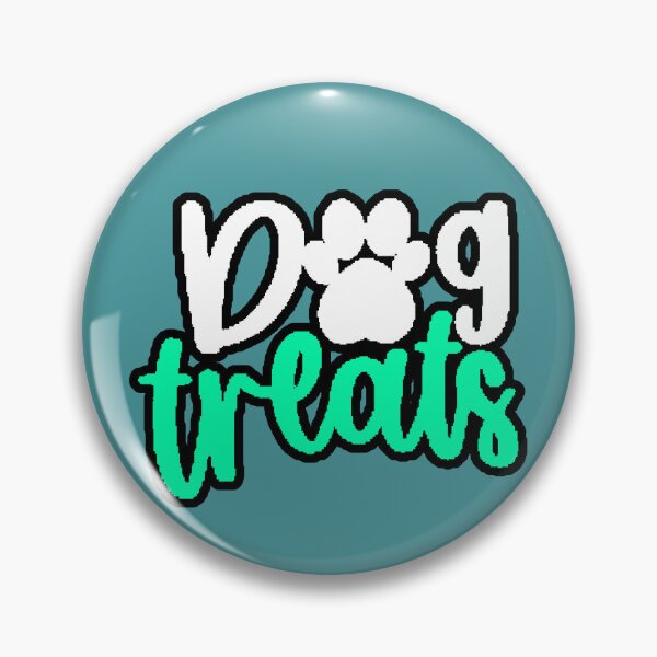 Item preview, Dog Treats Turquoise Paw Print Dog Lover Rewards designed and sold by AstronautMerch.