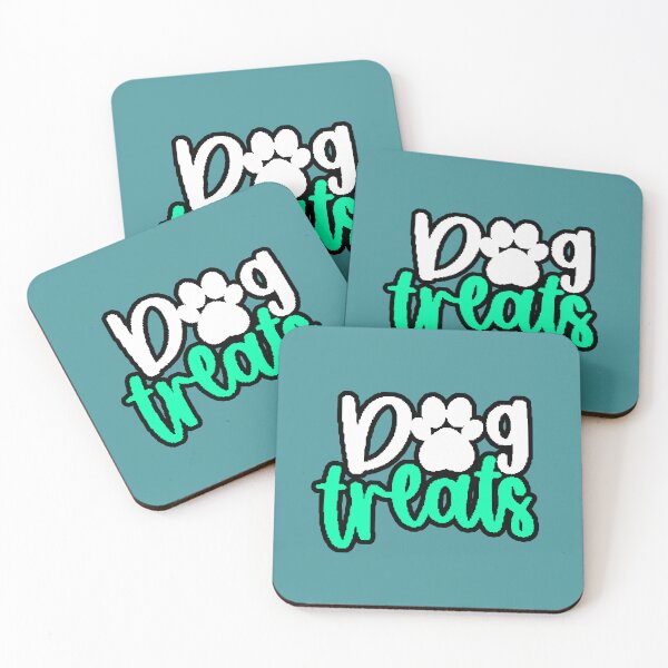 Item preview, Dog Treats Turquoise Paw Print Dog Lover Rewards designed and sold by AstronautMerch.