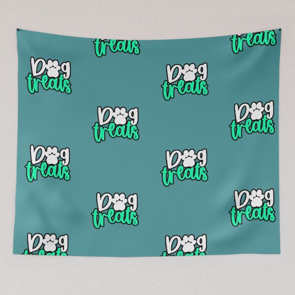 Item preview, Dog Treats Turquoise Paw Print Dog Lover Rewards designed and sold by AstronautMerch.