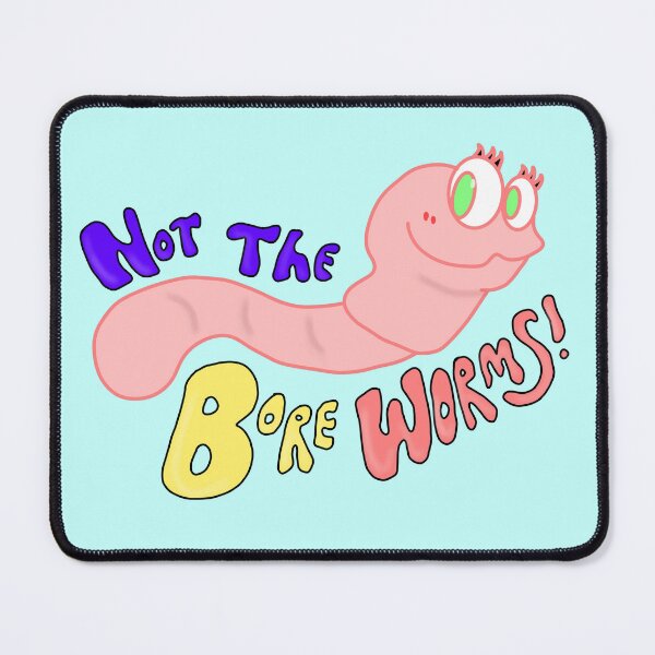 Item preview, Not The Bore Worms! - Pink Edition designed and sold by Princess Davy's Shop.
