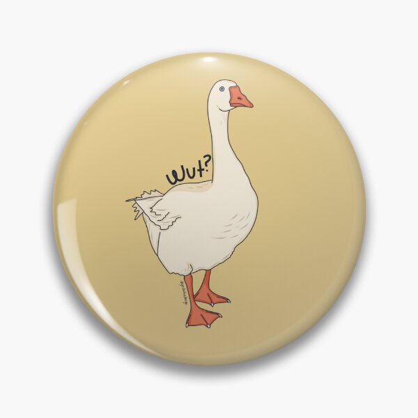 Artikelvorschau, Silly Goose Mood Series: ‘Was?’ (Verwirrte Gans) entworfen und verkauft von YesButNo Design.