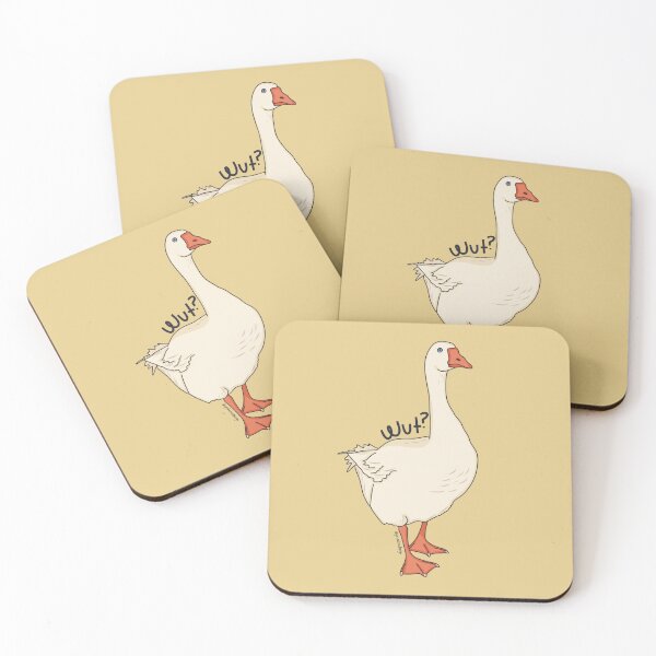 Item preview, Silly Goose Mood Series: ‘Wut?’ (Confused Goose) designed and sold by YesButNo Design.