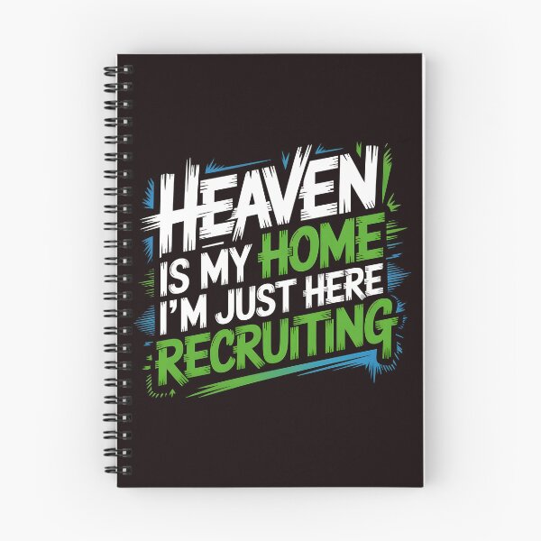 Item preview, Heaven is My Home Im Just Here Recruiting Funny Christian Shirt – Heaven Inspired Tee Christian Humor designed and sold by Redgiant87x.