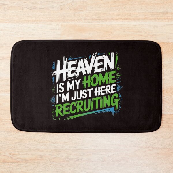 Item preview, Heaven is My Home Im Just Here Recruiting Funny Christian Shirt – Heaven Inspired Tee Christian Humor designed and sold by Redgiant87x.