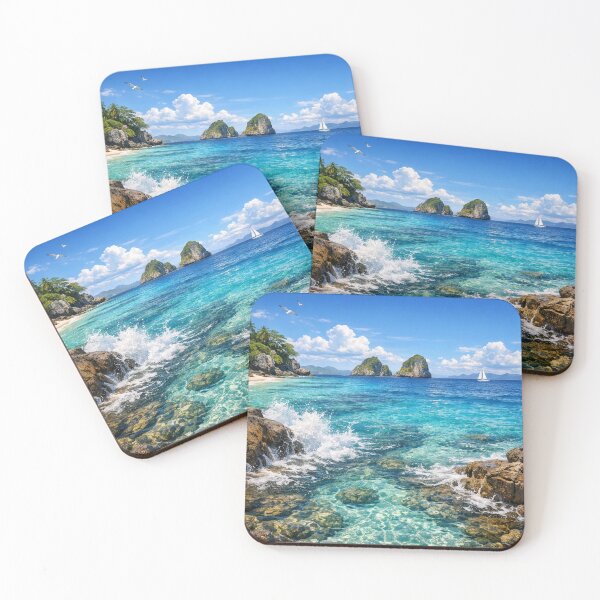 Item preview, Turquoise Water Marine Paradise designed and sold by JuViRo.