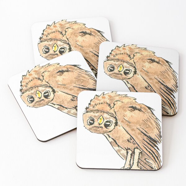 Item preview, Real Watercolor painting of a very serious predator bird judging you designed and sold by a.dadash.