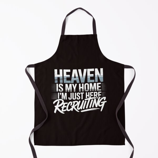 Item preview, Heaven is My Home Im Just Here Recruiting Funny Christian – Inspirational Christian T-Shirt Religious Humor designed and sold by Redgiant87x.