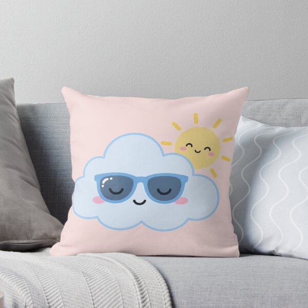 Item preview, Kawaii Sleepy Cloud with Sunglasses | Cute Pastel Sunshine Minimal Aesthetic Design designed and sold by HOODYBUDSTYLES.
