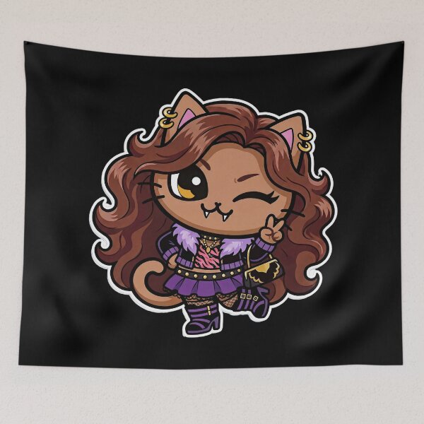 Item preview, Monster High Cat Cosplay Parody Clawdeen designed and sold by CuteKats.