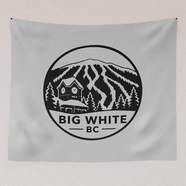 Item preview, Big White Ski Resort Alpine Mountain Badge Kelowna BC designed and sold by meganohm.
