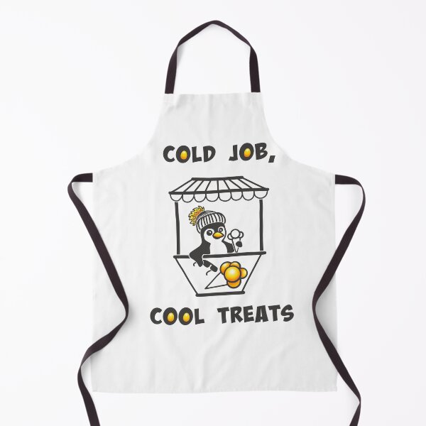 Item preview, Cold Job, Cool Treats Funny Ice Cream Penguin designed and sold by Samaya-.
