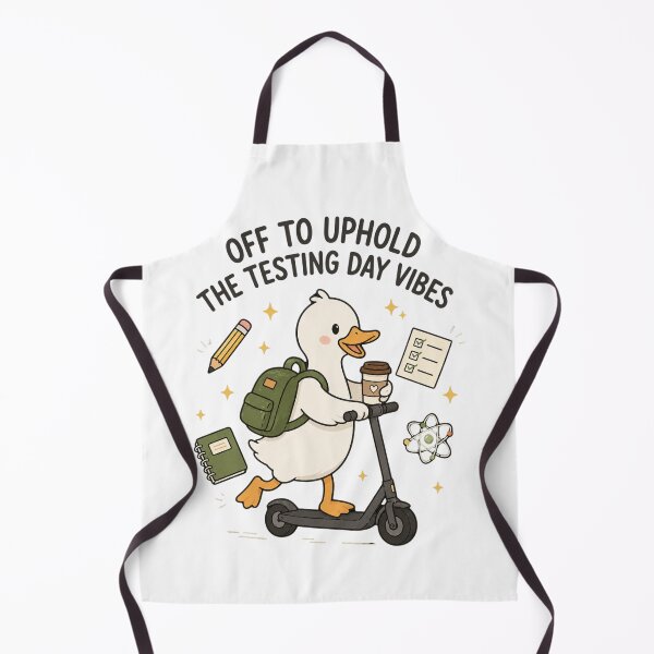 Item preview, Off to Uphold The Testing Day Vibes T-Shirt, Teacher Team Goose Gift, Funny School Testing Graphic Tee, Educator Humor Shirt designed and sold by trendypicksco.