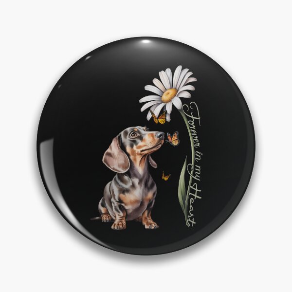 Item preview, Dachshund Forever In My Heart Daisy Butterfly Doxie Mom Memorial Pet Loss Gift designed and sold by tamdevo1.
