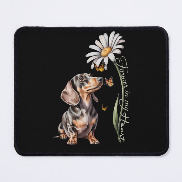 Item preview, Dachshund Forever In My Heart Daisy Butterfly Doxie Mom Memorial Pet Loss Gift designed and sold by tamdevo1.