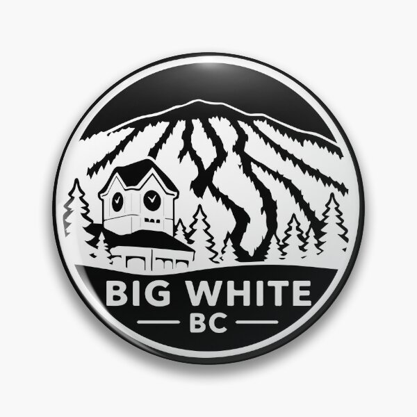 Item preview, Big White Ski Resort Alpine Mountain Badge Kelowna BC  designed and sold by meganohm.