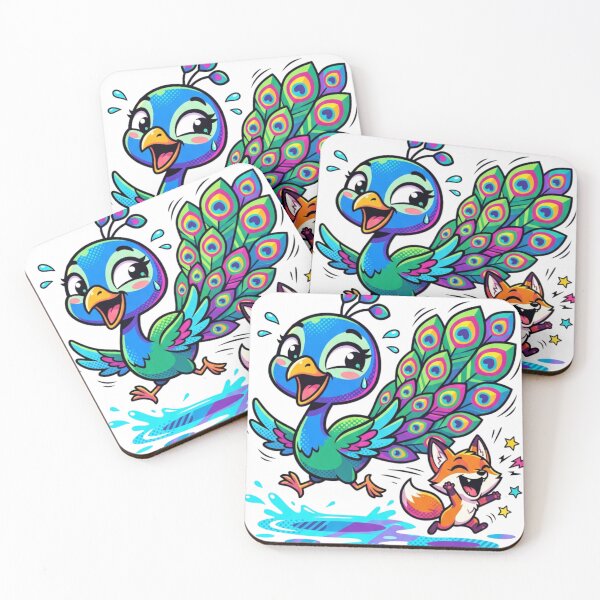 Artikelvorschau, Der Pfau und der Fuchs. entworfen und verkauft von PP&RAINBOW SHOP.