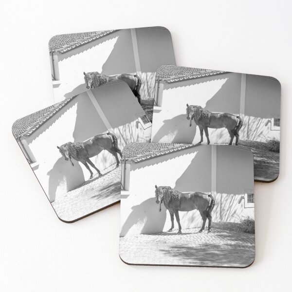 Item preview, Lusitanian Horse in Shadow, Queluz Palace, Portugal designed and sold by Yidja.