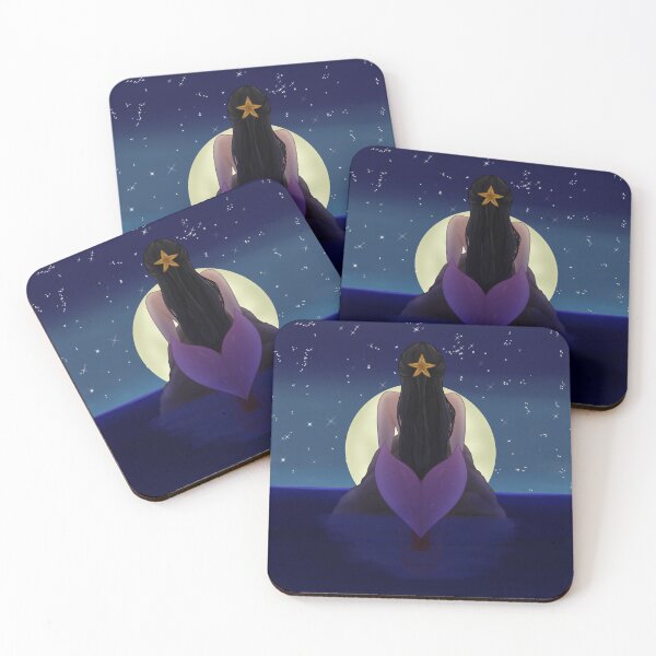 Item preview, Mermaid in the moonlight designed and sold by AssortedDrawings.