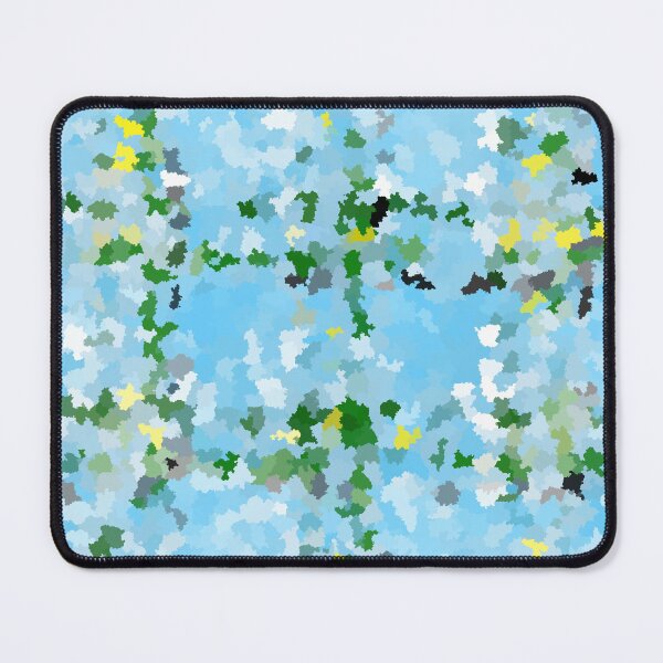 Item preview, Sky Blue Pixelated Abstract Art  designed and sold by PatternTitan.