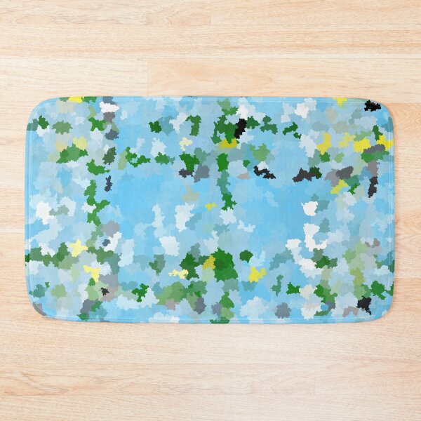 Item preview, Sky Blue Pixelated Abstract Art  designed and sold by PatternTitan.